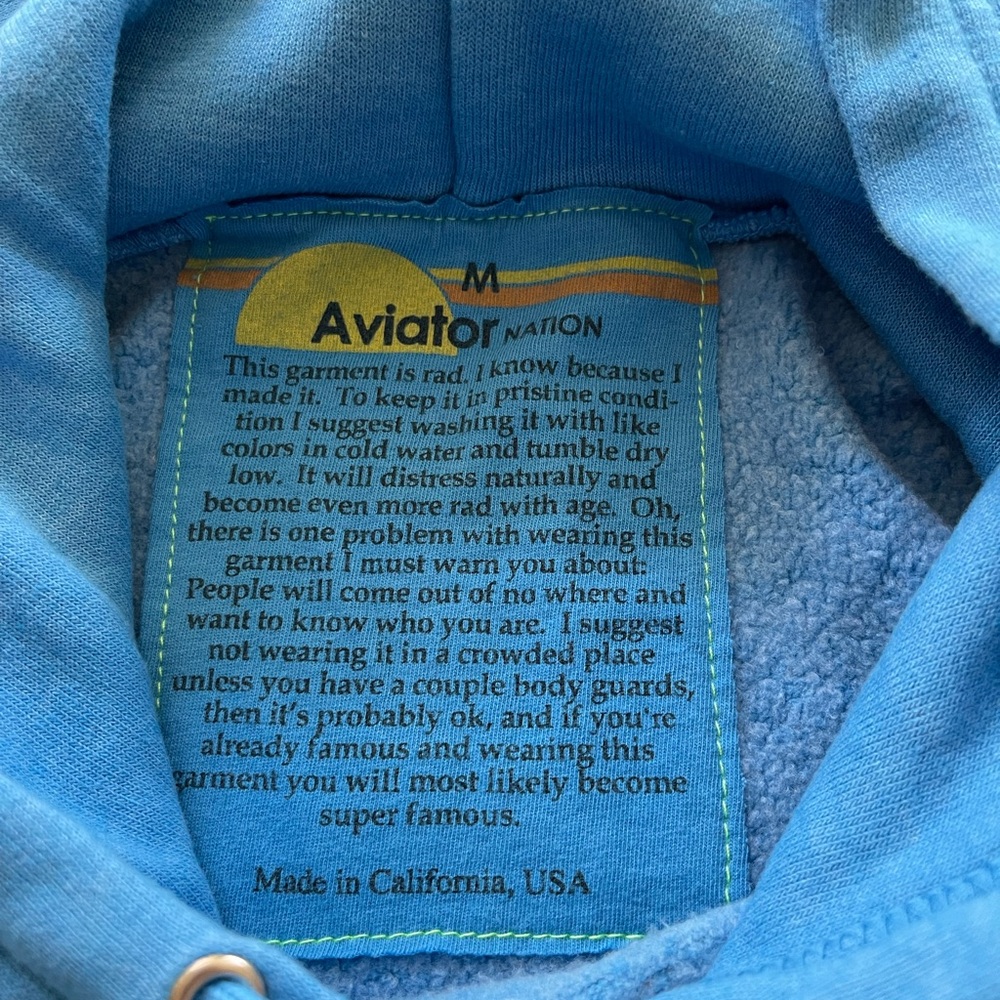 AVIATOR NATION Rolling Stone hoodie - Picture 8 of 10